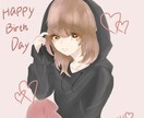 女の子キャラ描きます おめめキラキラの可愛く透明感のある子 イメージ2