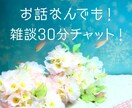 愚痴、雑談、お悩み何でも聞きます 話題は何でも！LINE感覚で深夜の雑談30分集中チャット！ イメージ1