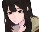 アイコン用女の子のイラスト書きます 顔から肩上までのラフな雰囲気のイラスト書きます！ イメージ1
