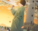 実績多数！背景ありの一枚絵を制作します 修正回数無制限！用途に合わせて制作します イメージ4