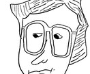 手書きでポップなアイコン•イラスト制作します シンプルだけど個性が出る、SNSで映えるイラストを制作します イメージ3