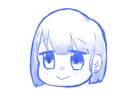 単色のデフォスメ似顔絵描きます あなただけの単色でシンプルなデフォルメ似顔絵を描きます イメージ1