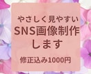 女性向けSNS画像制作｜クリック導線設計します 見やすく思わずクリックしたくなる画像を制作します イメージ1