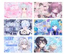 Vtuber様のサムネイル画像を作成します キラキラゴテ盛りデザインが得意です！ イメージ2