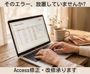 Accessの修正・改修相談承ります 24年の実務経験で、誰も触れないAccessを動かします イメージ1