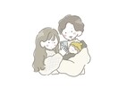 家族や子供のイラスト描きます お気に入りの写真をゆるめのタッチでイラストにしますꪔ̤̮ イメージ3