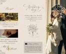 価格交渉可能◎プロフィールブック作成します 忙しい結婚式準備、私がお手伝いします！ イメージ1