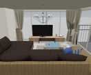 インテリアコーディネート　3D画像作成します 【最短2日で作成‼️】トータルコーディネートします！ イメージ3