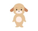 アイコン・シール・壁紙など！イラスト制作します 犬好き、動物好き、ゆるイラスト好きの方はぜひ！ イメージ3