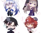迅速納品！全身デフォルメイラスト制作します 二次利用◎アイコンやグッズ、動画などにどうぞ！ イメージ8