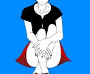 商用利用可。１枚絵でお使い頂けます ポップなカラーの女の子のイラスト イメージ1