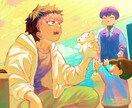 光が美しい暖かい物語を描いてあげます 暖かい雰囲気のサムネイルや動画や放送用、グッズなど様々な用途 イメージ4