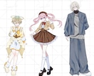 人物イラスト(立ち絵・1枚絵等)を制作いたします ご希望に沿って制作いたします！TRPG・サムネ・アイコン等 イメージ4