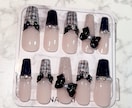 24時間以内発送♡激カワネイルチップ作ります .*･ﾟ.指先をドレスアップしませんか.ﾟ･*. イメージ1