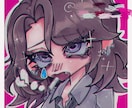 濃ゆめ激かわイラストかきます おめめの痛くなる可愛いアイコンに♡ イメージ1