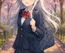 現代美少女イラスト用AIプロンプト10種提供します AI初心者でも使える画像指示文集（ガイド付き） イメージ1