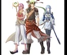 ゲーム・TRPG用の全身立ち絵を制作します ファンタジー衣装・キャラクターデザインもお任せください！ イメージ3