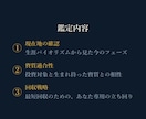 今その選択が正解なのか？あなたの資質から鑑定します 巡りくる金運の波を解析し、その投資が正しいのか？宿命から回答 イメージ5