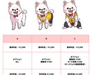 大切なペットの似顔絵描きます ペットちゃん達のデフォルメキャラ似顔絵いかがですか？ イメージ2