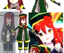 オリキャラの3DまたはMMDモデルを作ります オリキャラモデル一体短期間＆低価格でモデル作ります！ イメージ2