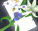 オリキャラ・創作歓迎!一枚絵描きます 個性的な絵柄と個性的なキャラクターが売りです。 イメージ2