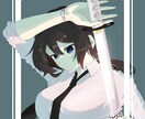 かっこいい女性キャラクターアイコン描いてます 可愛い系、クール系が得意。線と光を意識したイラストが得意。 イメージ2