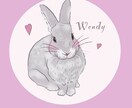 ペットのイラストアイコン作ります 可愛い家族のイラストアイコンで注目して浴びて下さいね！ イメージ5