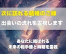 未来の結婚相手と出会う時期をお伝えします あなたに訪れるご縁の流れと、愛される未来のタイミングを霊視 イメージ2
