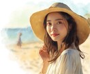 お手持ちの画像を水彩画風にいたします 大切な人、ペットなど、画像を水彩画風の似顔絵にいたします。 イメージ3