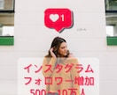 インスタグラムのフォロワー+500増やします インスタ宣伝・拡散、10万人まで対応、低価格、アクセスアップ イメージ1