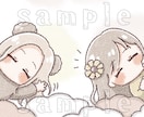 クレヨン風ゆるふわイラスト制作します 自分だけのアイコン、待受、トーク背景を★多様性あり！ イメージ4