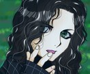 アニメ絵風の似顔絵アイコン！人物＆動物を描きます 人物は特にV系含めバンド系全般、動物、鳥等が得意！※楽器不可 イメージ3
