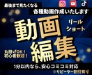 ショート動画｜YouTube動画 編集いたします 見る人を惹きつける丁寧な動画編集 イメージ1