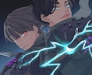 目を惹くおしゃれなイラスト描きます ［SNSで販売経験有り］アイコン、サムネイル等に！ イメージ7