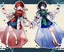 淡く透明感のあるキラキライラスト描きます 個人鑑賞やプレゼント、NVイラストや挿絵、アイコンなどに！ イメージ6