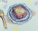 お料理、お店のメニュー、など描きます 毎日のご飯、幸せレシピ、お菓子の絵描きます イメージ3