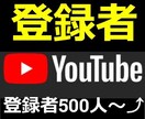 Youtube登録者5００人増やします 登録者１０００人➡５５００円も可能！ イメージ1