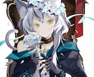可愛い女の子キャラクター描きます 可愛く綺麗で、細かいイラストを描きます！ イメージ1