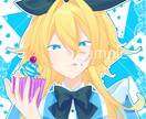暗めの雰囲気から可愛めの雰囲気のイラストを描きます SNS用のアイコンや1枚イラスト等 イメージ1