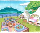 インパクトUP！施設をイラスト化します ！新築・中古購入や新規店舗オープンなどの販促に！！ イメージ3