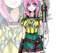 立ち絵や顔グラ描きます ゲーム素材等に使えるイラストを制作致します。 イメージ1