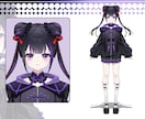 多種多様な可愛いLive2Dモデルをお作りします ニーズに合わせてサイバーパンク風、小悪魔系、地雷系対応可能 イメージ5