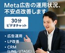 Meta広告の運用状況、不安点改善します FB広告・instagram広告運用でお悩みのあなたへ イメージ1