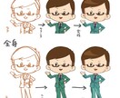 リアクションスタンプつくります SNSアイコンやブログ、動画編集にいろいろつかえる３点セット イメージ3