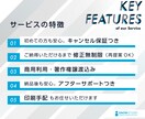 ロゴ＆名刺デザインをセットで制作いたします 修正無制限＆キャンセル保証つき。初めての方も安心のサービス イメージ2