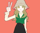 ポップな雰囲気のイラストやアイコンお描きいたします 可愛い、かっこいい色々な女の子ご対応致します！ イメージ3