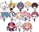 SDキャラ/等身キャラ/アイコン/スタンプ描きます かわいい/綺麗系が得意。3000円～ イメージ1