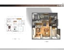 住宅のプレゼンボード、各種パース作成します 工務店　住宅営業　プレゼンボード 360°画像作成 イメージ3