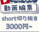 魅力をひきだすshort切り抜き動画作成します 細かいリクエストOK！丸投げOK！お気軽にご相談ください！ イメージ1