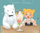 レトロでポップなやわらかいタッチのイラスト描きます 絵本のような温かみのあるイラストをお届けします。 イメージ3
